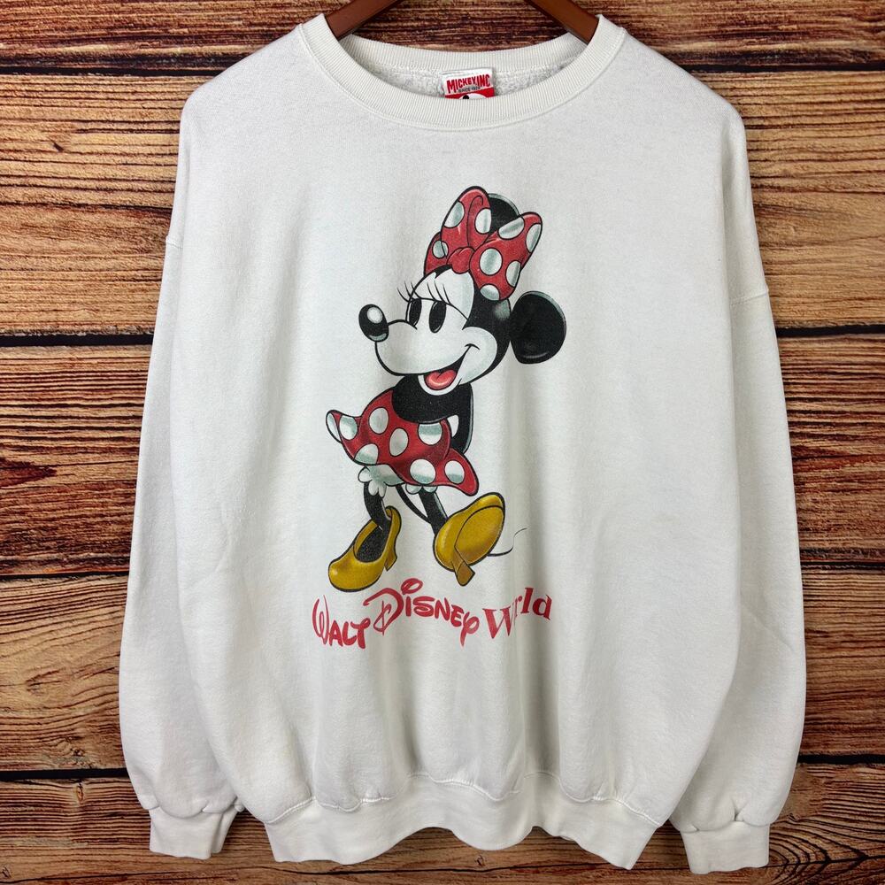 Vintage 1990s Minnie Mouse Disney Cartoon Crewneck